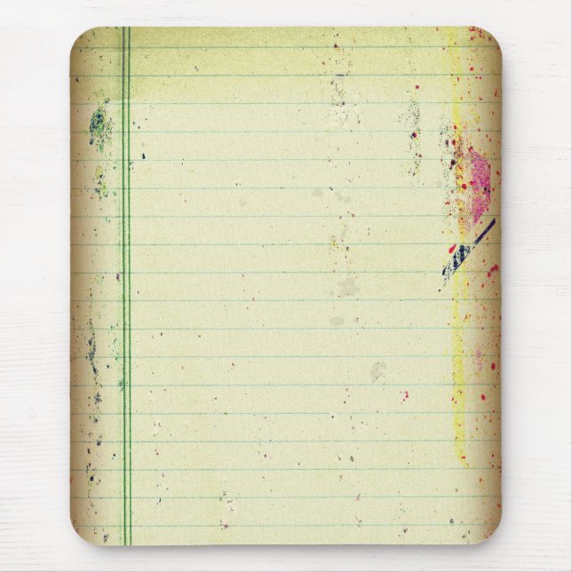 Notebook Paper Mousepad (Front)