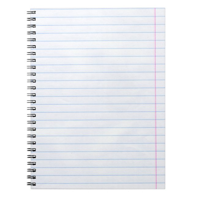 Notebook paper paper texture lines (Front)