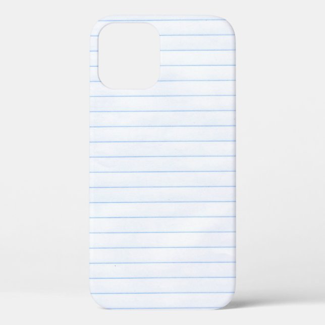 Notebook paper paper texture lines Case-Mate iPhone case (Back)
