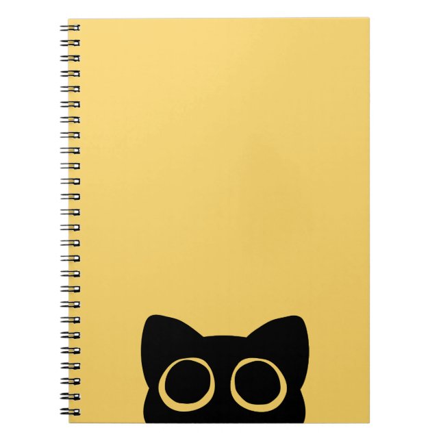 Notebook Peeking Cat (Front)