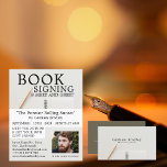 Notebook & Pencil Writers Book Signing Advertising Flyer<br><div class="desc">Notebook & Pencil,  Writers Book Signing Advertising Flyers By The Business Card Store.</div>