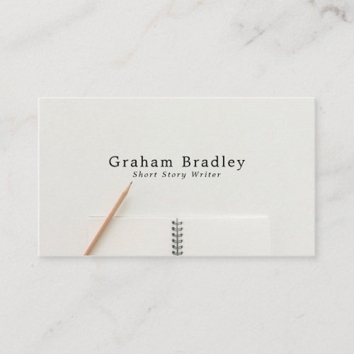 Notebook  Pencil Writers Business Card
