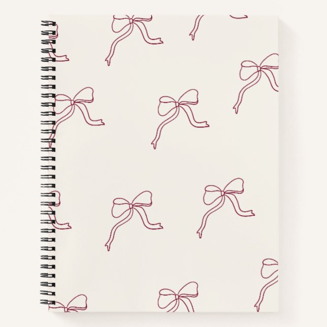 Notebook - Pink Bow 🎀  Journal  (Front)