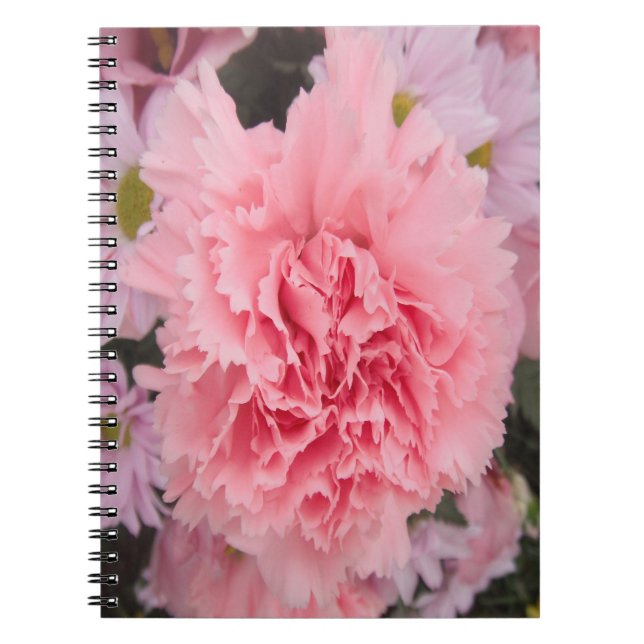 Notebook Pink Carnation Beauty (Front)