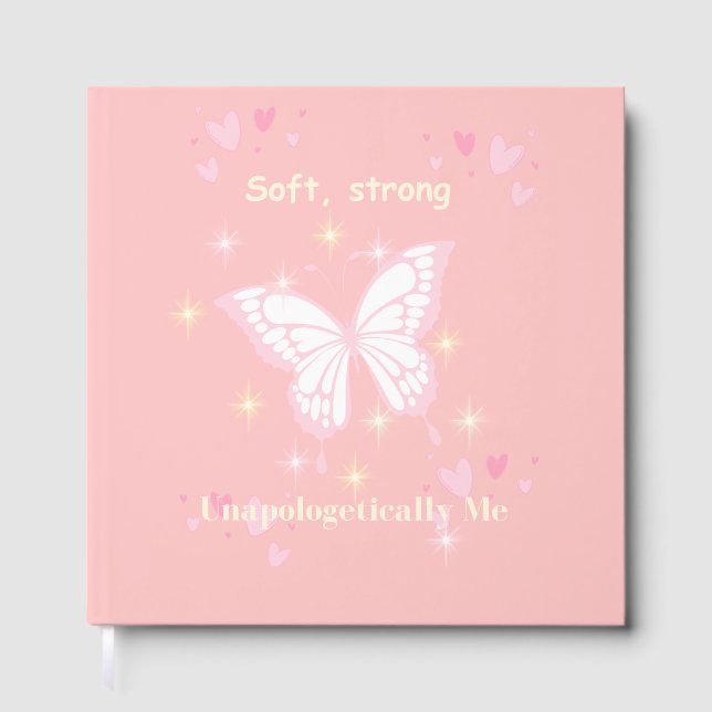 Notebook – Pink Empowerment Journal Guest Book (Front)