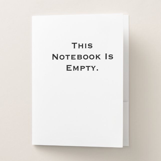 Notebook Pocket Folder (Front)