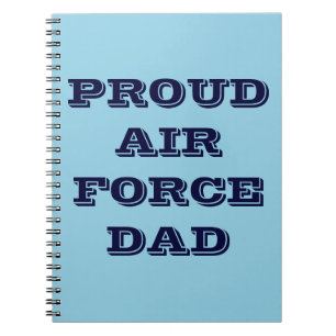 Notebook Proud Air Force Dad