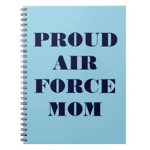 Notebook Proud Air Force Mom