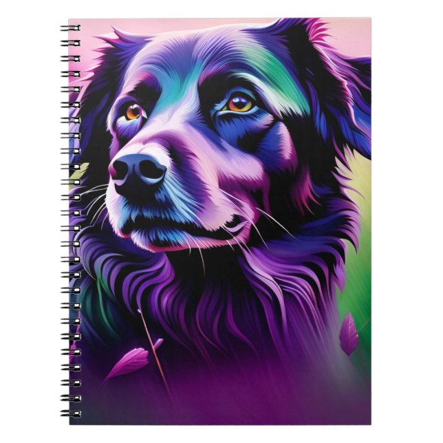 Notebook - Purple Dog (Front)