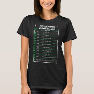Notebook Senior Citizen Texting Code Old People T-Shirt
