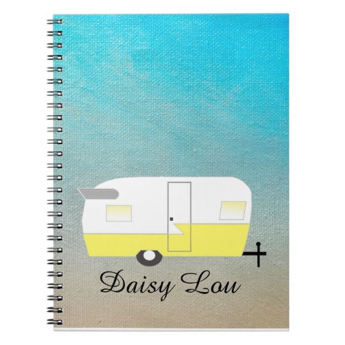 NOTEBOOK  Shasta Camper  Personalize It