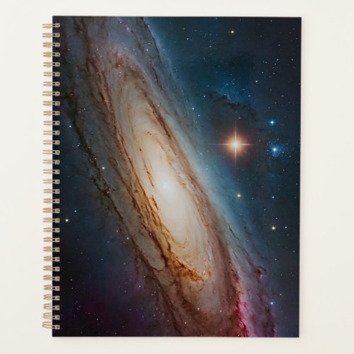 Notebook Star Universe Spiral Agenda