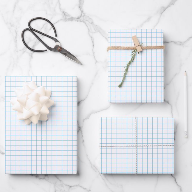 Notebook Style Wrapping Paper Sheets (Front)