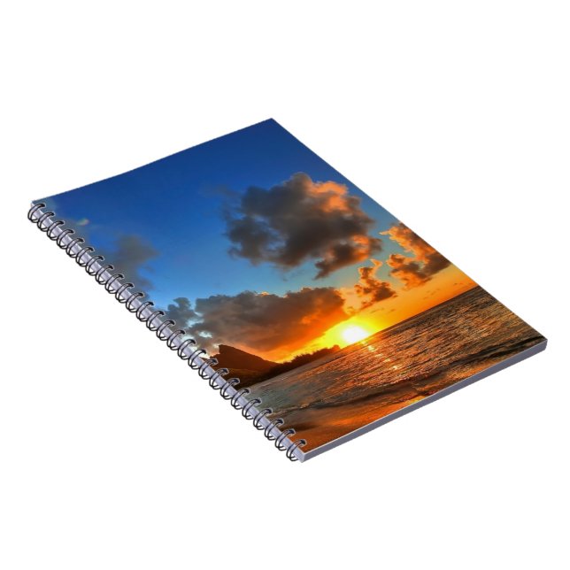 Notebook-Sunset Beach Notebook (Right Side)