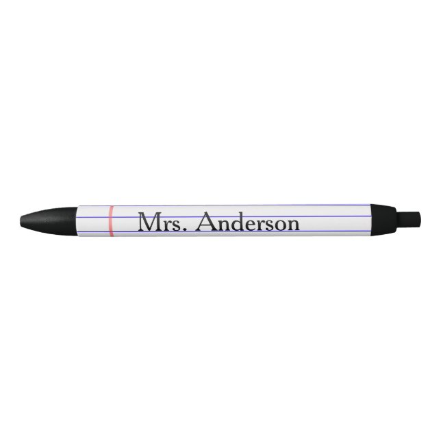 Notebook teacher pen (Front)