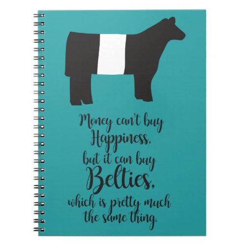 Notebook to show off your love for Belties