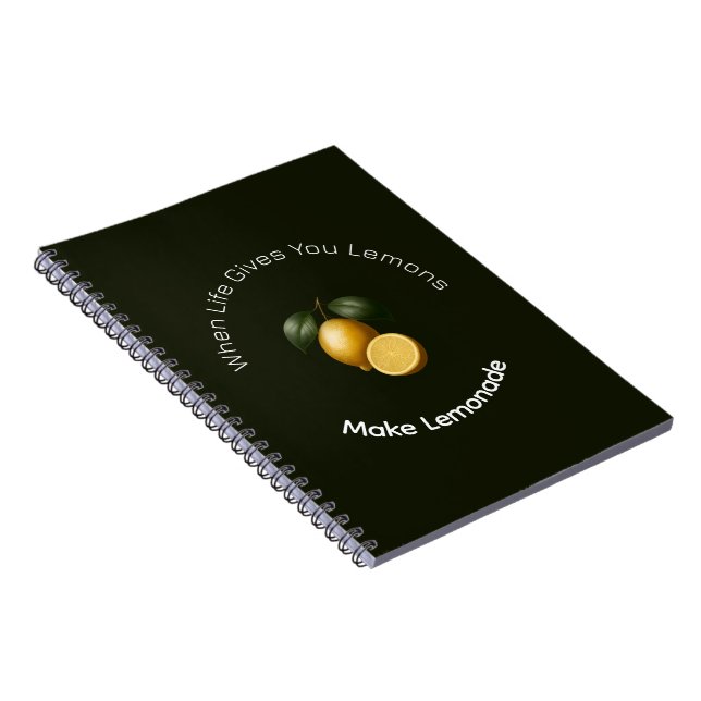 Notebook - When Life Gives You Lemons (Right Side)
