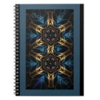 Notebook Wild Blue & Gold Desgn Journal