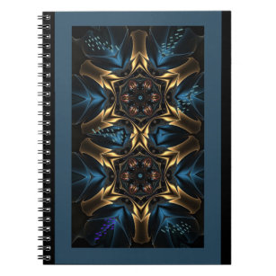 Notebook Wild Blue & Gold Desgn Journal