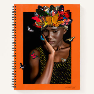 Notebook with abstract design of Butterfly Gelee