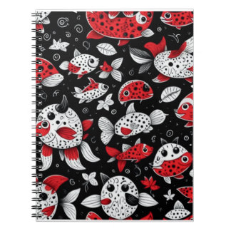 notebook with design