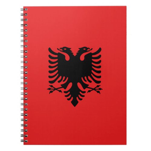 Notebook with Flag of Albania