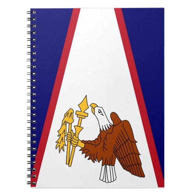 Notebook with Flag of American Samoa (Front)