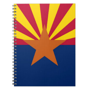 Notebook with Flag of Arizona State
