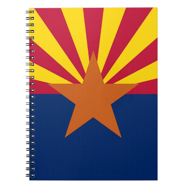 Notebook with Flag of Arizona State (Front)