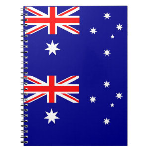 Notebook with Flag of Australia