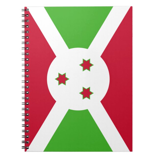 Notebook with Flag of Burundi (Front)