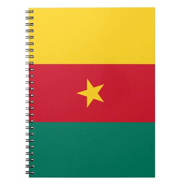 Notebook with Flag of Cameroon (Front)