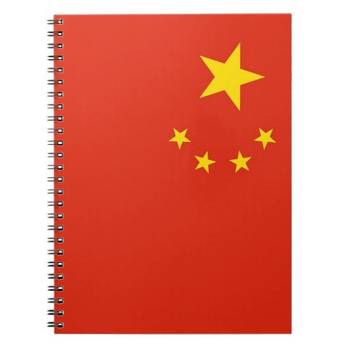 Notebook with Flag of China