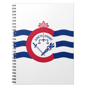Notebook with Flag of Cincinnati City