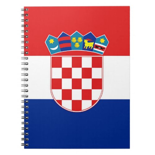 Notebook with Flag of Croatia