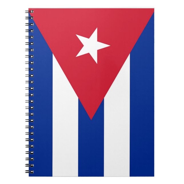 Notebook with Flag of Cuba (Front)