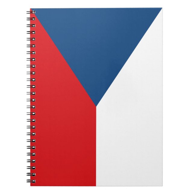 Notebook with Flag of Czechia (Front)