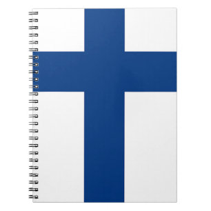 Notebook with Flag of Finland