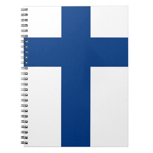 Notebook with Flag of Finland