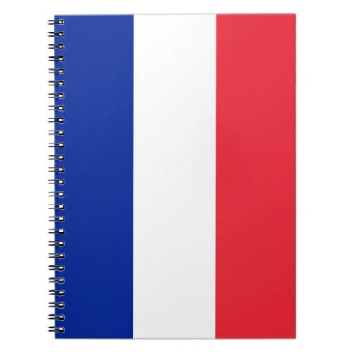 Notebook with Flag of France