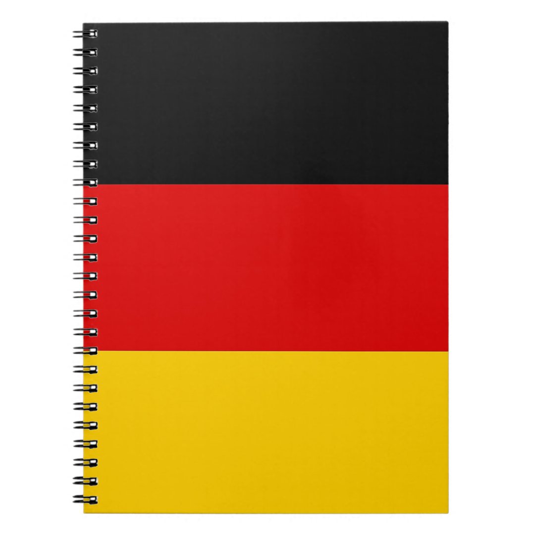 Notebook with Flag of Germany | Zazzle