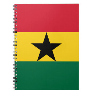 Notebook with Flag of Ghana