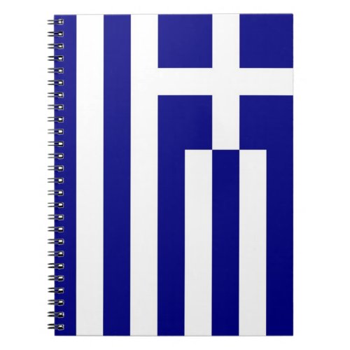Notebook with Flag of Greece