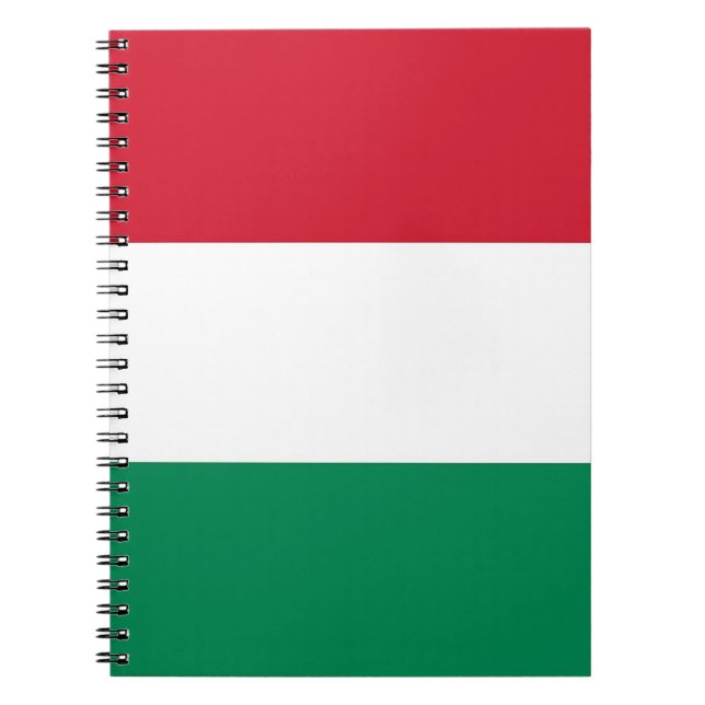 Notebook with Flag of Hungary (Front)