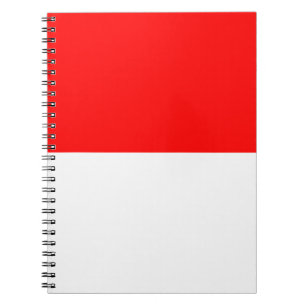 Notebook with Flag of Indonesia