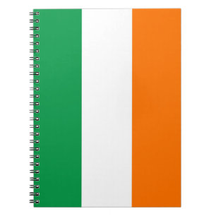 Notebook with Flag of Ireland