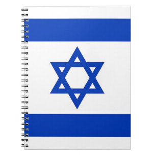 Notebook with Flag of Israel