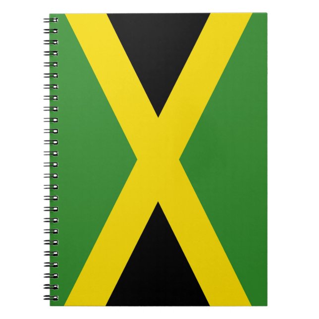 Notebook with Flag of Jamaica (Front)