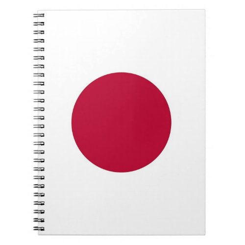 Notebook with Flag of Japan