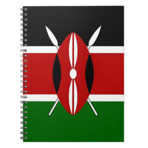 Notebook with Flag of Kenya